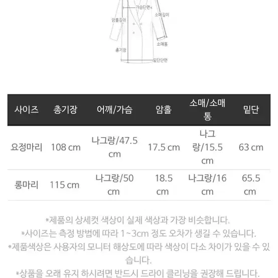 마리 만장 트렌치코트