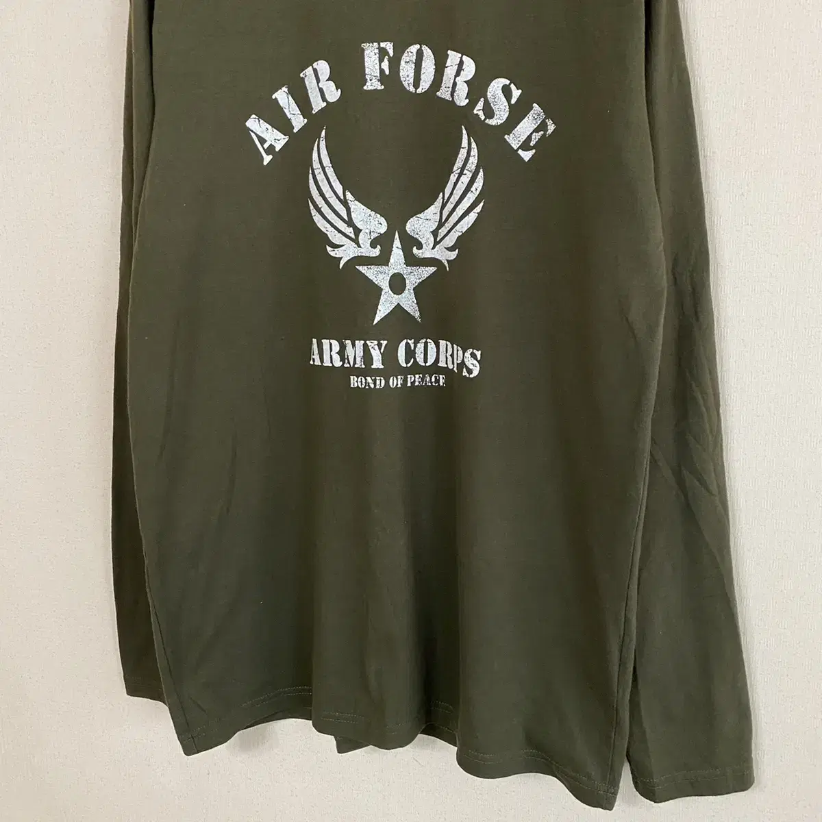 (XL)JPN AIR FORSE 긴팔티셔츠