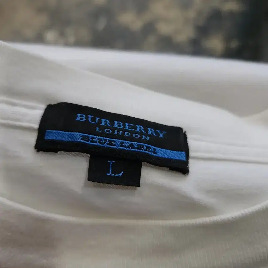 버버리 블루라벨 포켓 반팔티 정품 burberry bluelabel