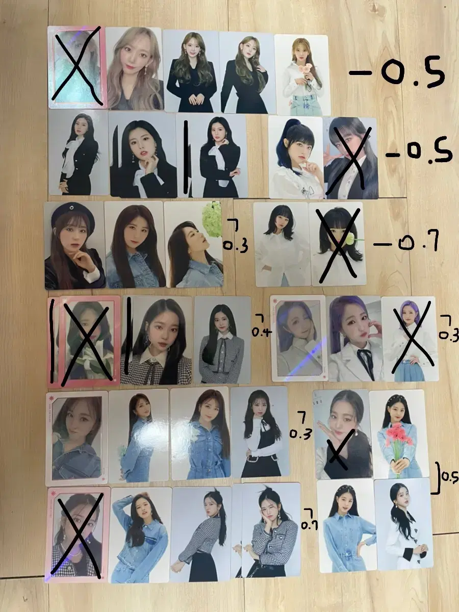 iz*one online concert photocard wts