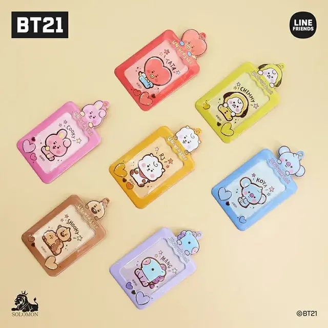 bt21 일본 한정 포카홀더 카드홀더