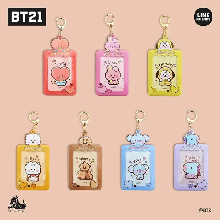 bt21 일본 한정 포카홀더 카드홀더