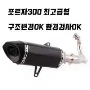 포르자300 머플러 구조변경 환경검사 당일발송 아크라 포빅 모양