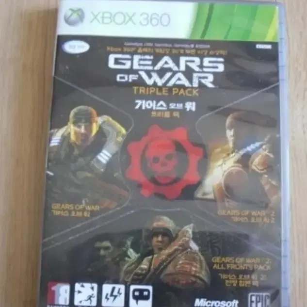 xbox360 기어즈 오브 워 (기어스 오브 워) 트리플 팩 판매 합니다