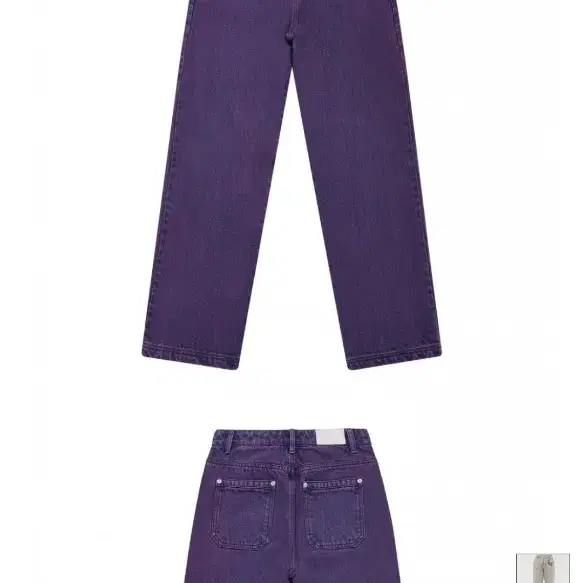 oioi  (20FW) DYEING COLOR JEANS_PURPLE