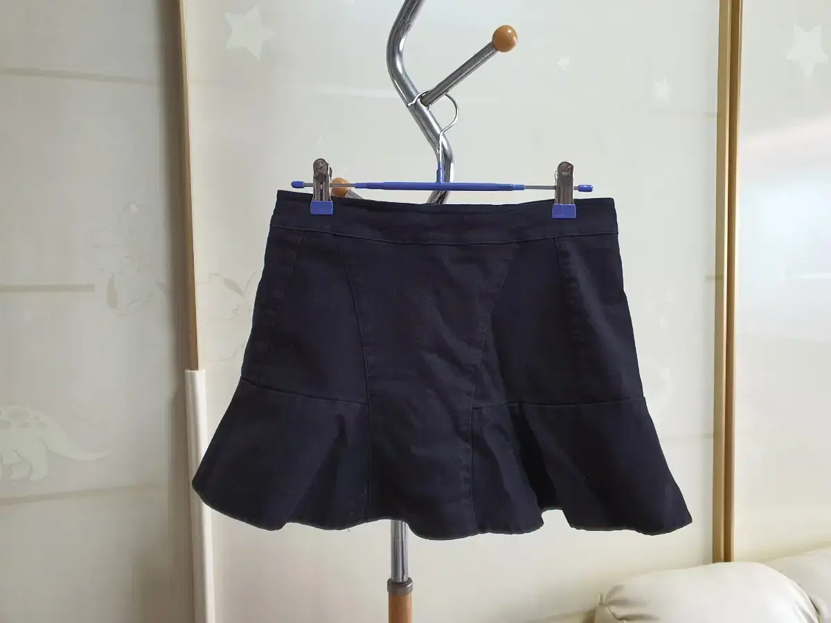 Black miniskirt skirt pants (S)