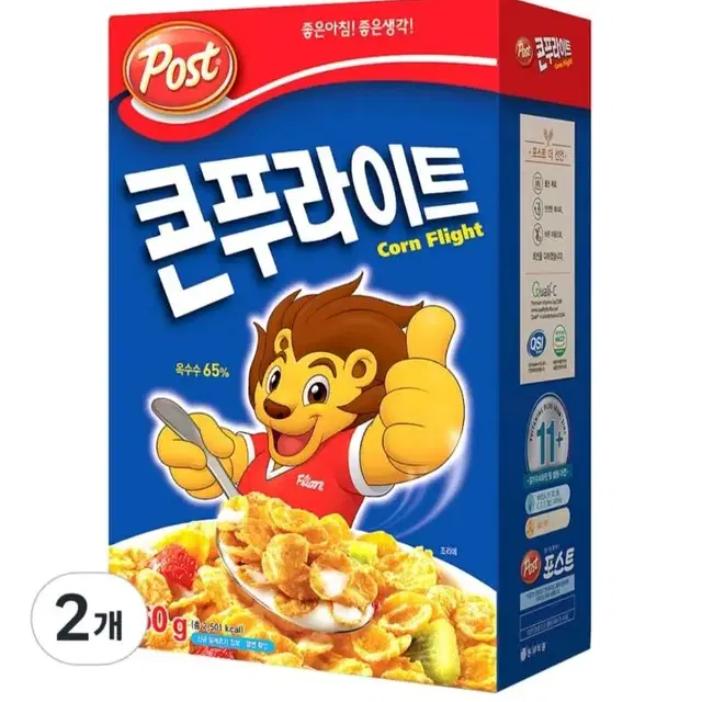 포스트 콘푸라이트 660g 2곽 무료배송 씨리얼 시리얼