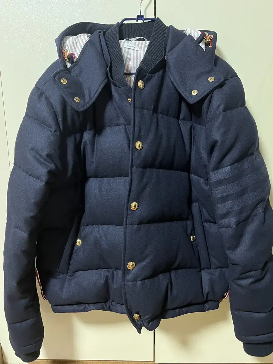 [3]Thom Browne Wool/Cashmere Keum Padded Navy