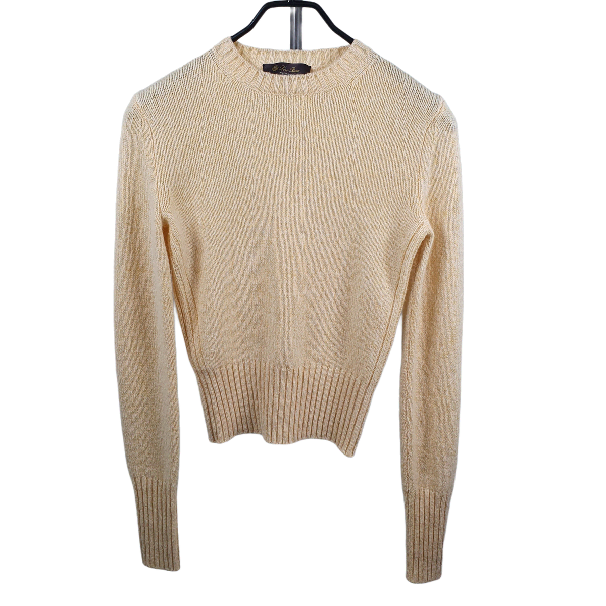 [36] Loro Piana Women's Basic Wool Cashmere Round Knit