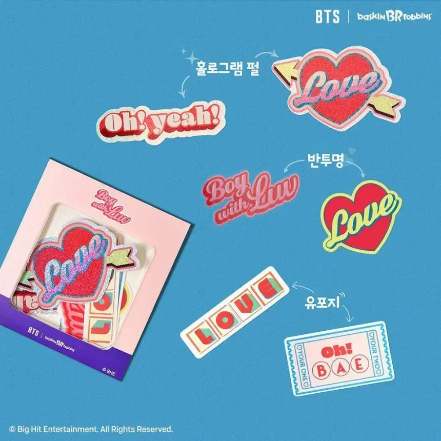 BTS Baskin Robbins Duckie Sticker