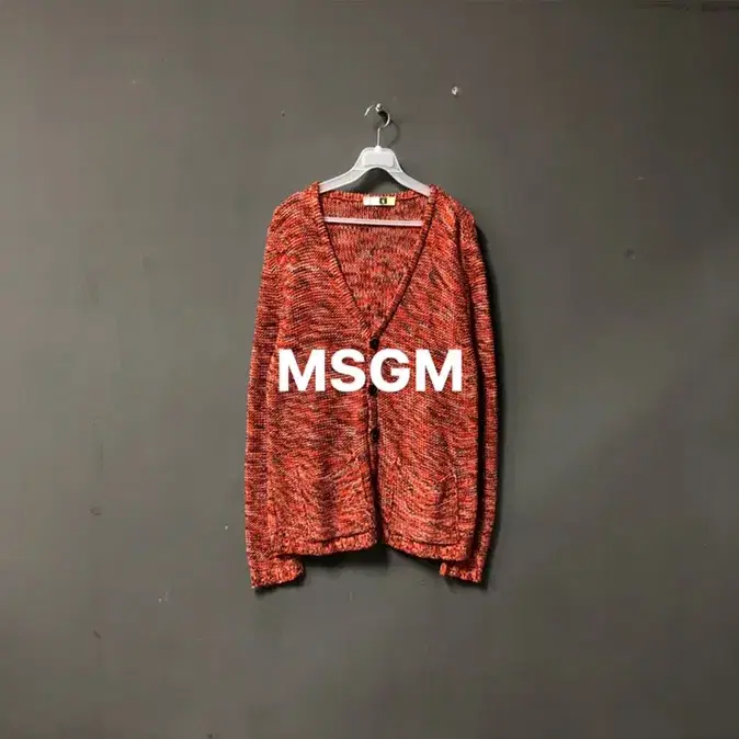 (M) MSGM 코튼 가디건