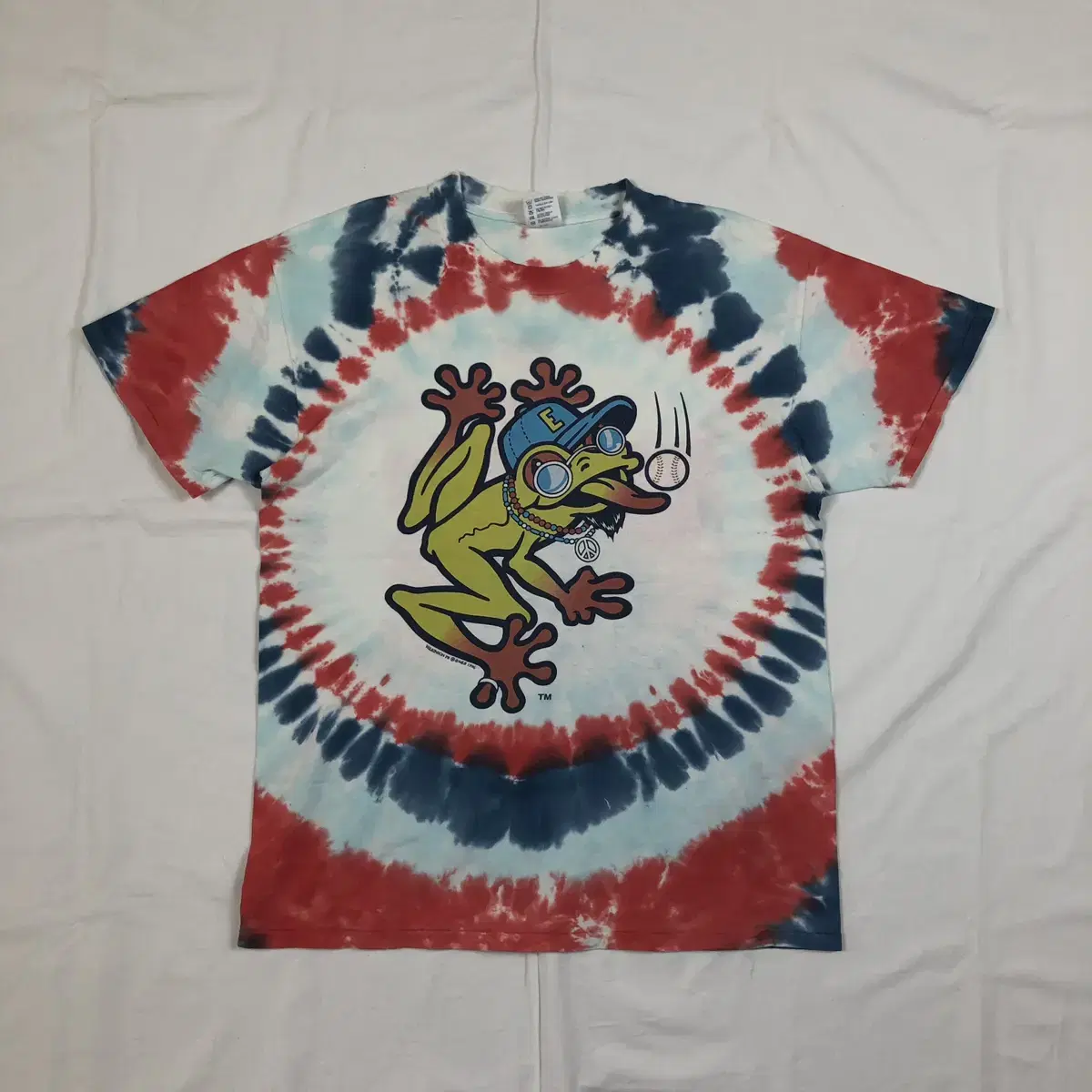 90s '96 Frog MLB FROG Logo Tie-Dye Vahn Shortie