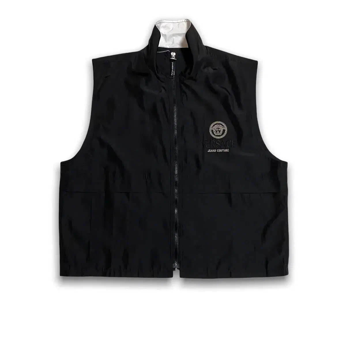 Versace Genuine Nylon Jo Vest Zip-up Vest