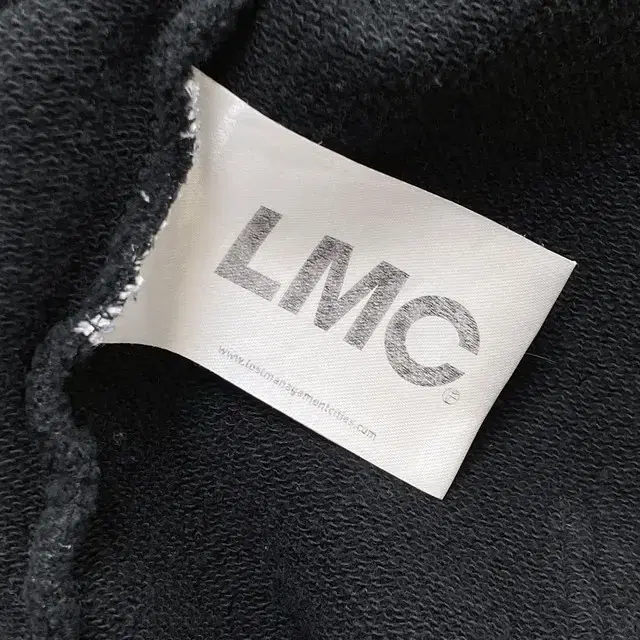 남성 LMC 백프린팅 후드 티셔츠 블랙 L