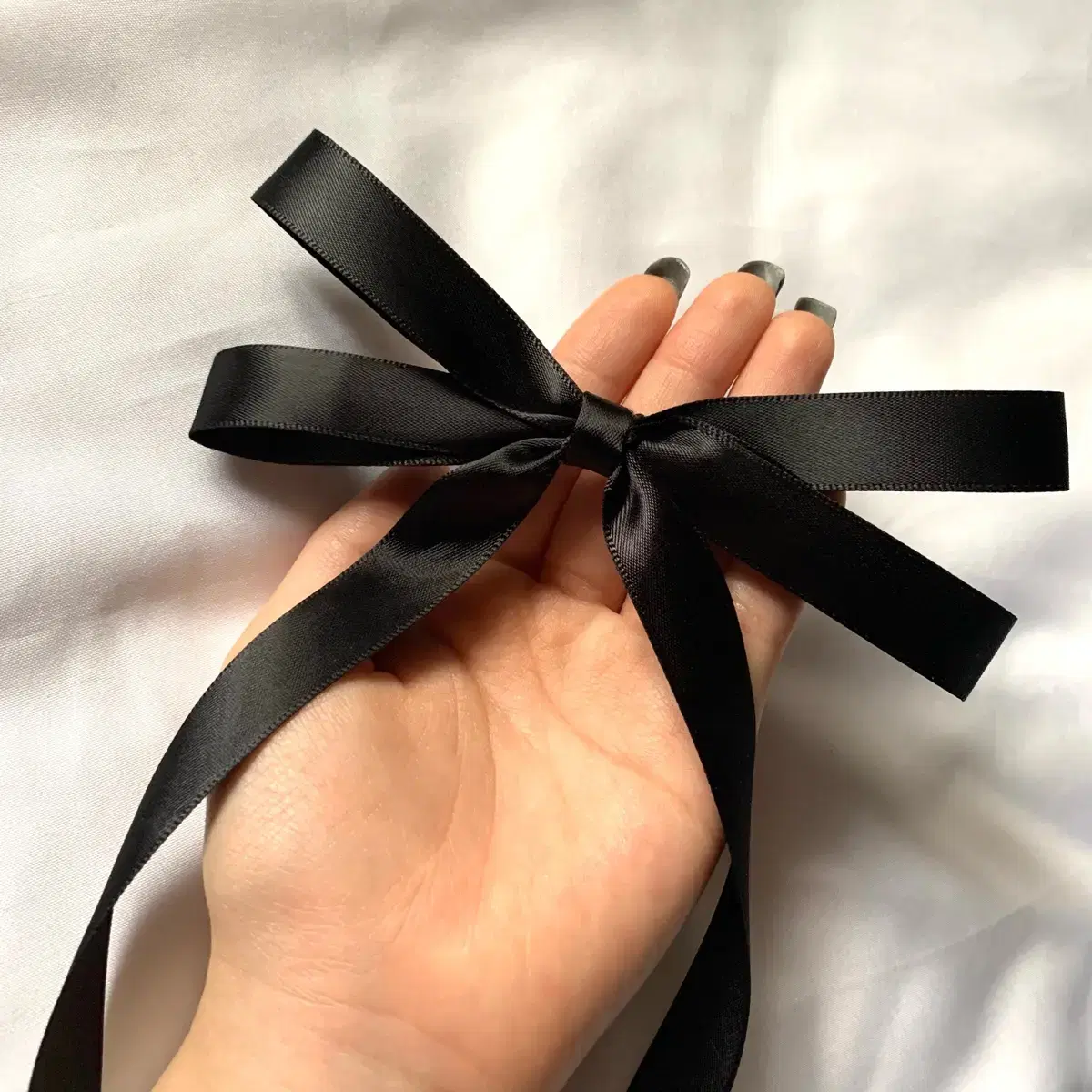 [Same-day shipping] Handmade long tail ribbon automatic pins/flat pins/hair ties/ribbon brooches