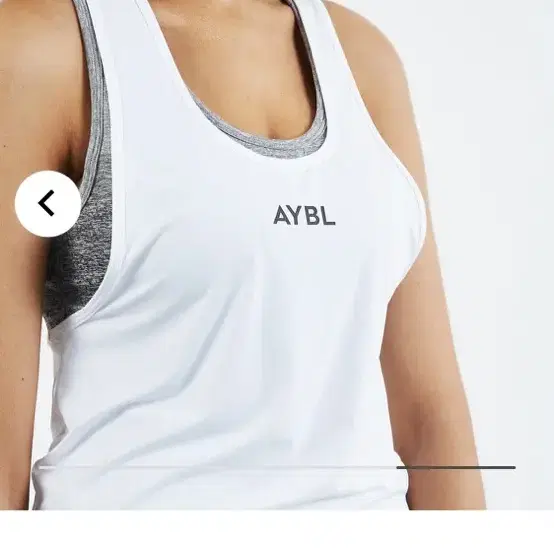 영국브랜드 운동복 AYBL core vest white S