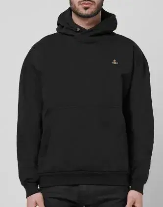 [M]Vivienne Westwood Of Pullover Hooded Sweatshirt Black