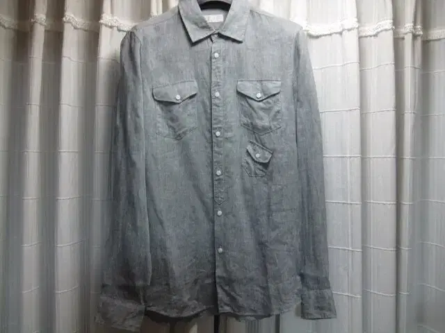 (size 100) Time Homme / Pocket Linen Shirt