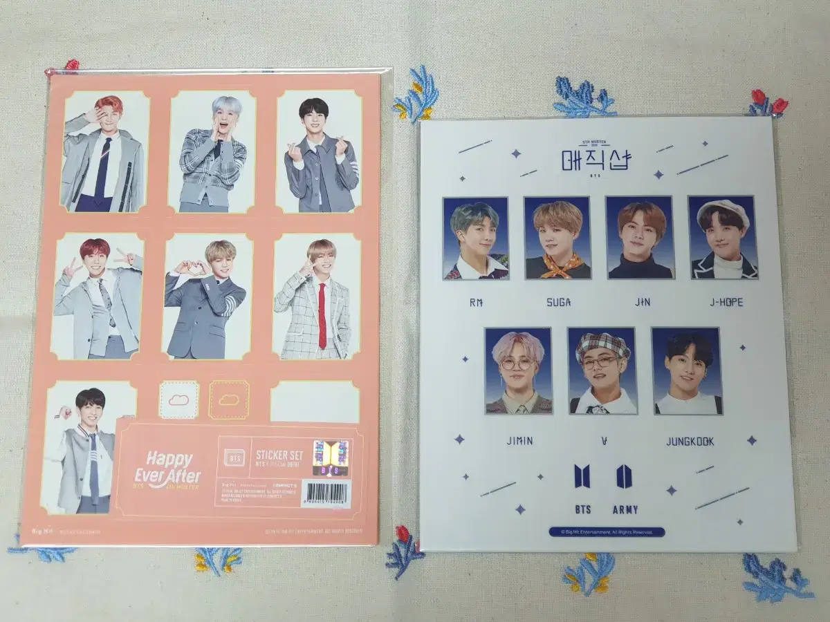 BTS Muster fanmeeting Muster+Magic Shop sticker sealed Bulk