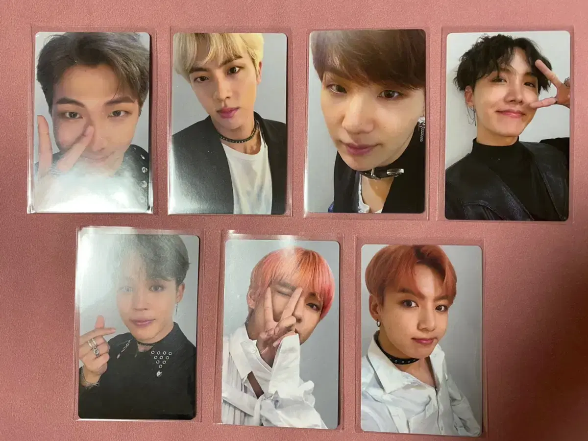 bts japan fake love fc photocard