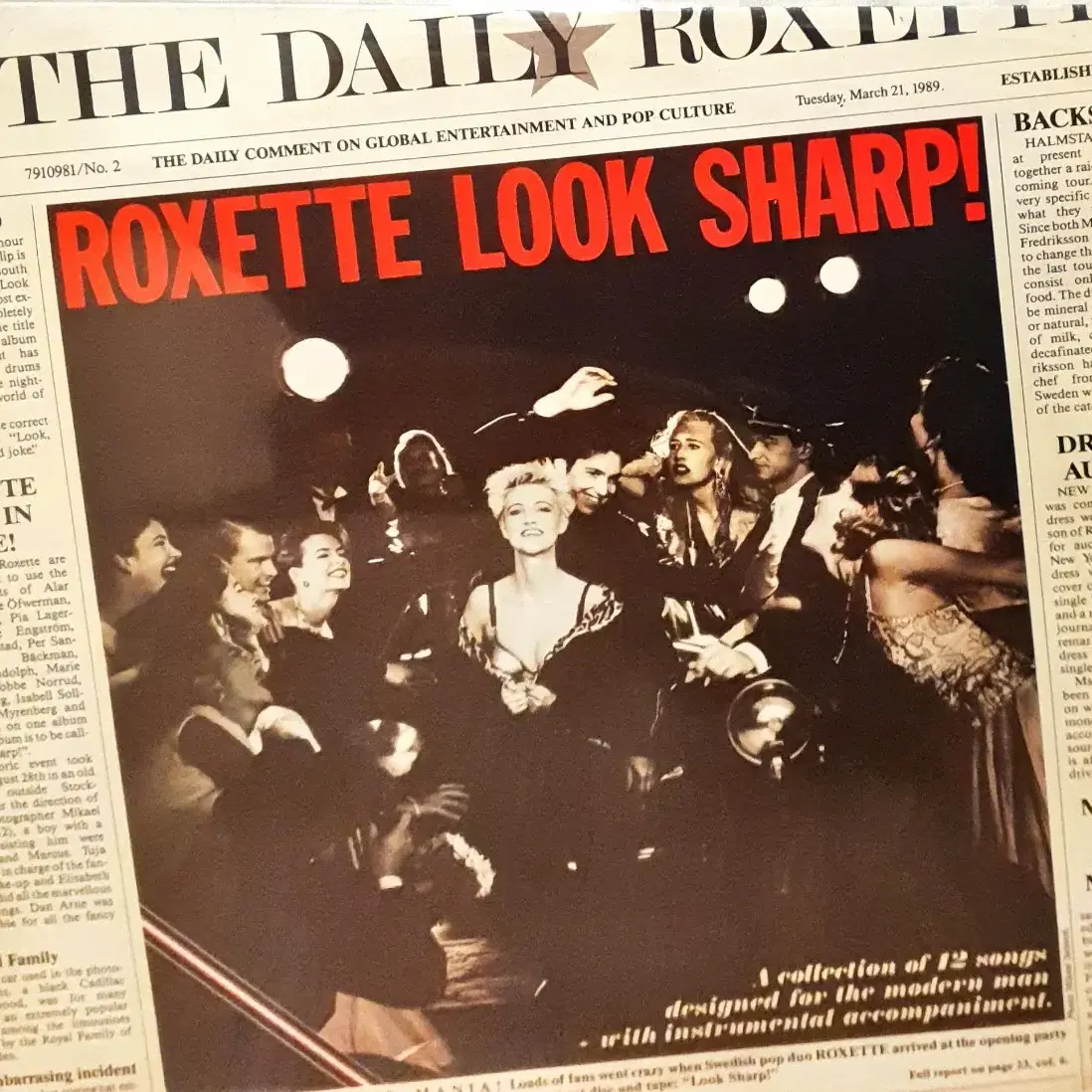 [LP][ROXETTE 록세트]LOOK SHARP