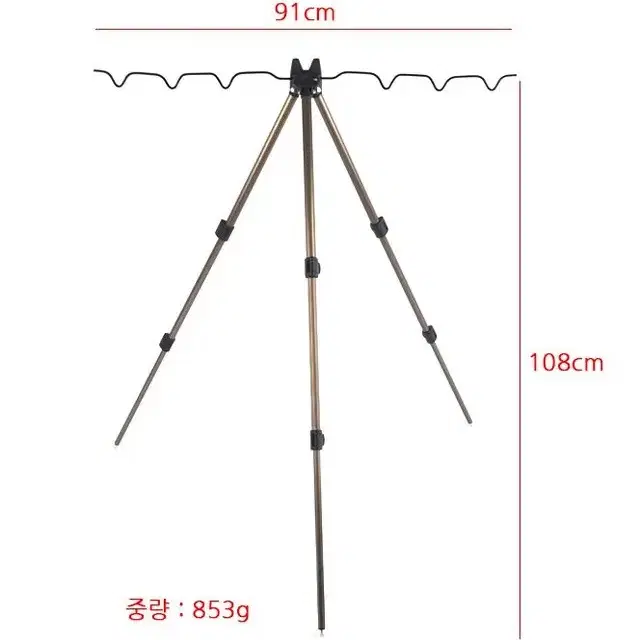 (새상품)(무료배송)낚시삼각대 낚시거치대 원투거치대