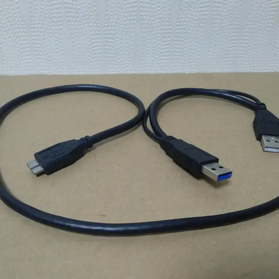 USB 3.0 AM(Male)수-Micro B(Male)수 타입 케이블