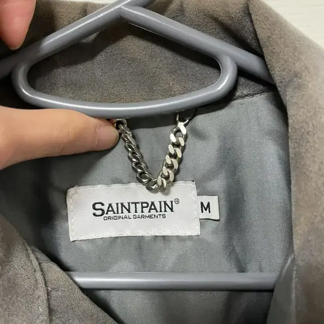 세인트페인 스웨이드 가죽 자켓 saintpain