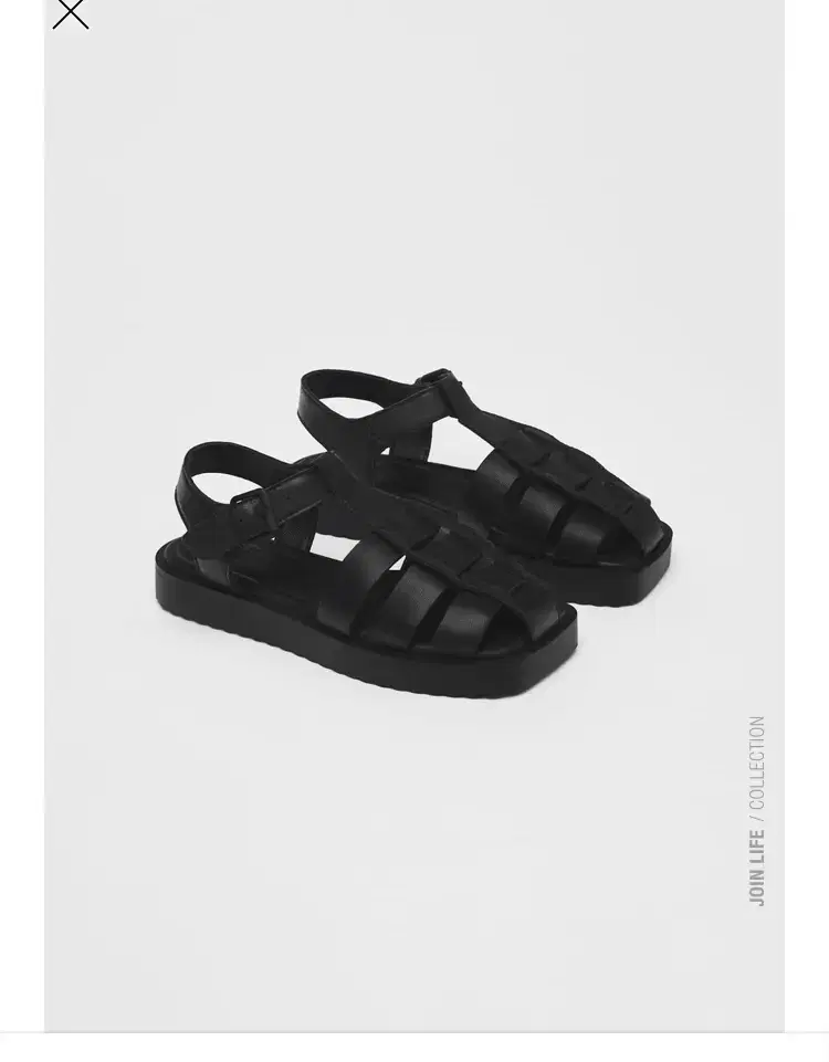 Zara Leather Strap Sandals