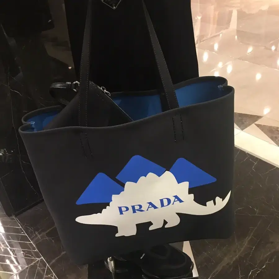 프라다 PRADA / 파우치세트 캔버스 쇼퍼백