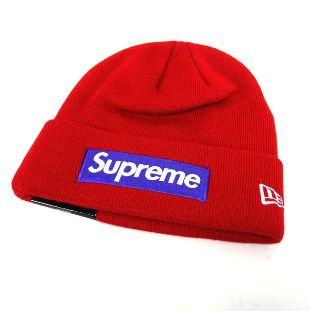 Supreme 17aw New Era Box Logo Beanie(Red