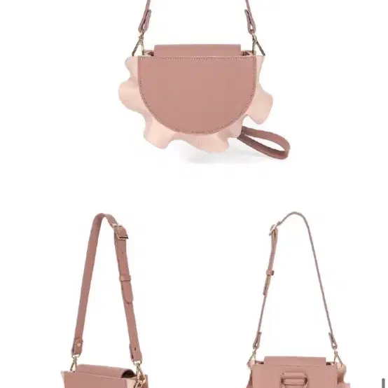 아틀리에파크 4 WAY PIE BAG SHOULDER BAG-PINK