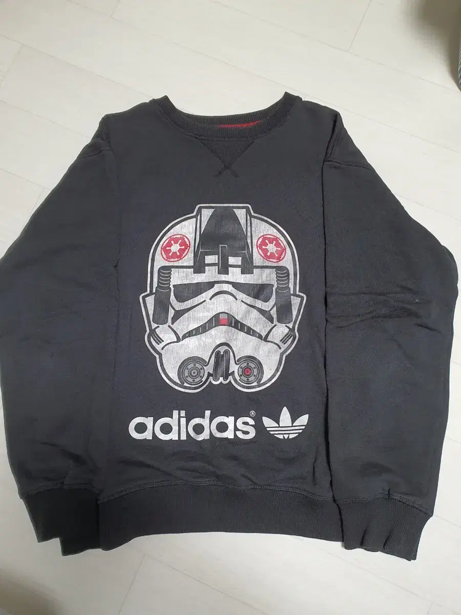 [M] Adidas Star Wars Man to Man Brushed Sweatshirt Stormtrooper