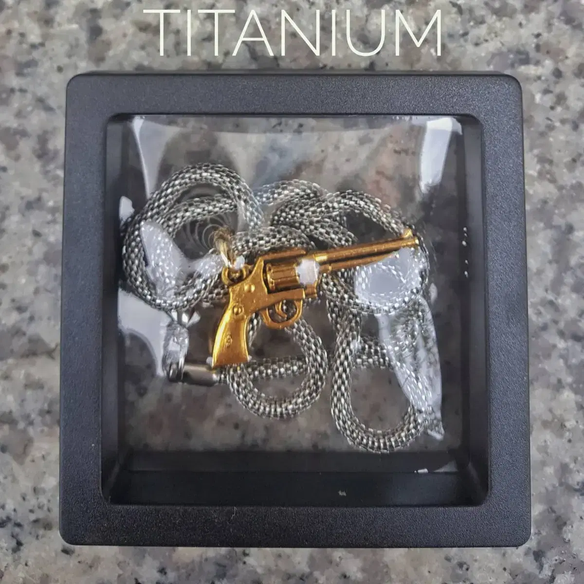  REAL titanium 목걸이 