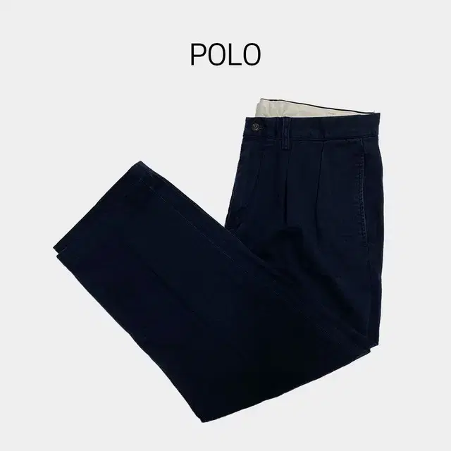 Polo Ralph Lauren Navy Straight Leg Trousers BS305