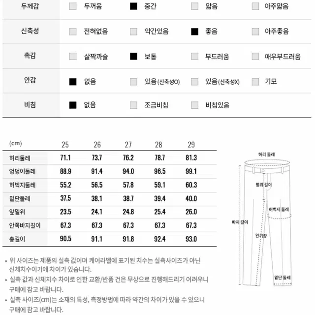 (새상품)지오다노 슬랙스