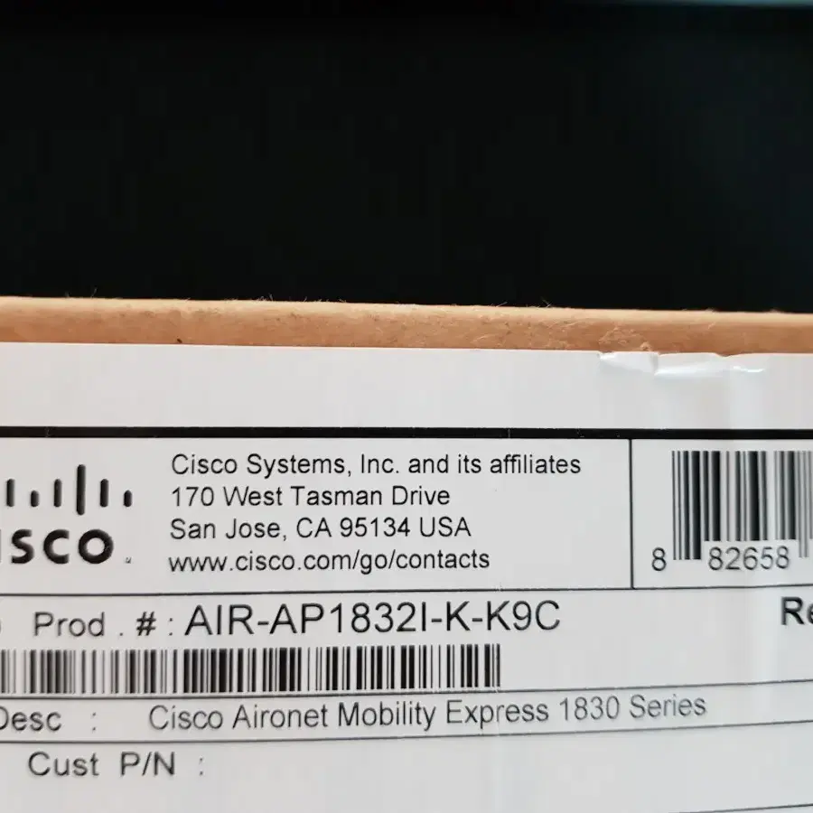 [cisco] 시스코 AIR-AP1832i-K-K9C