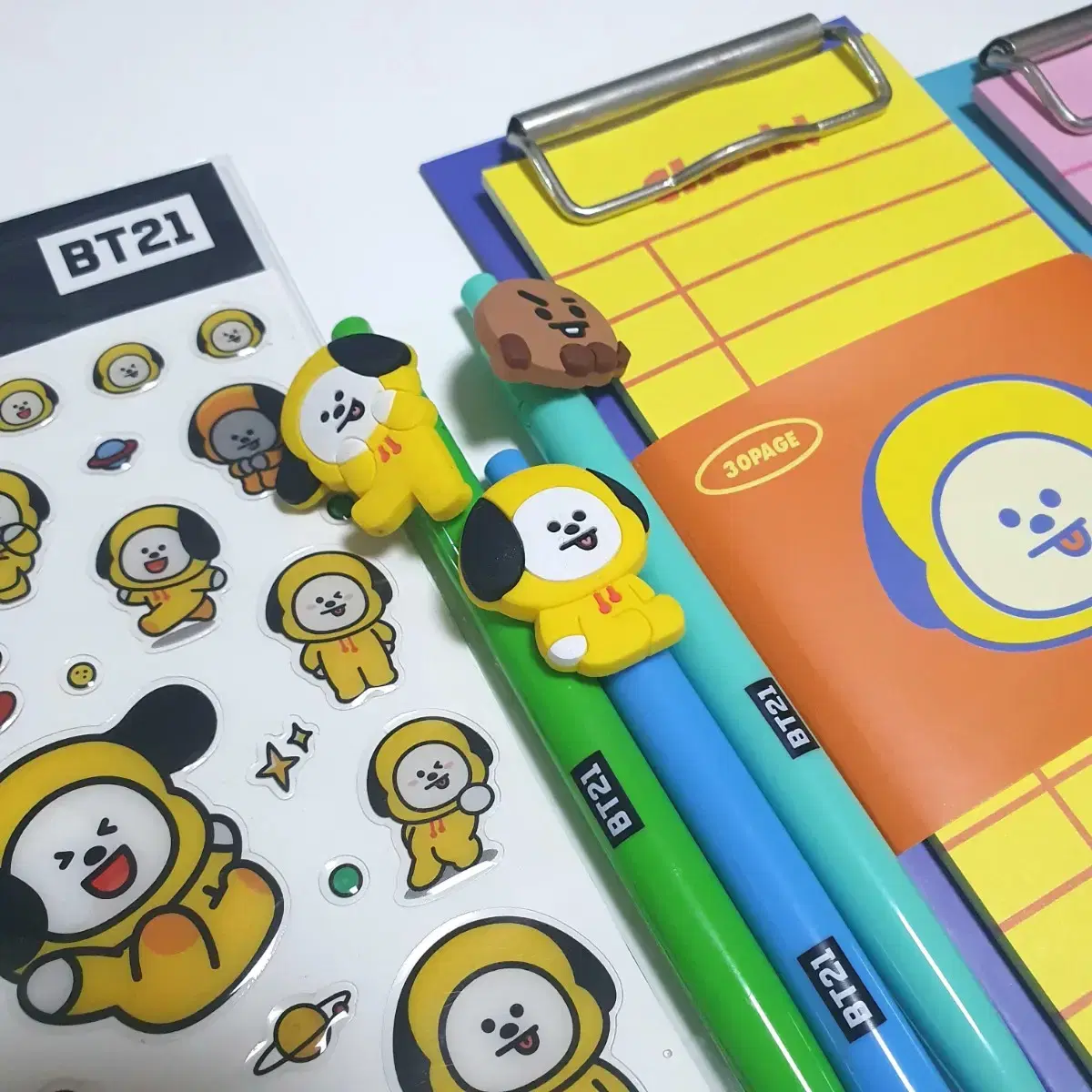 BT21 문구용품 일괄