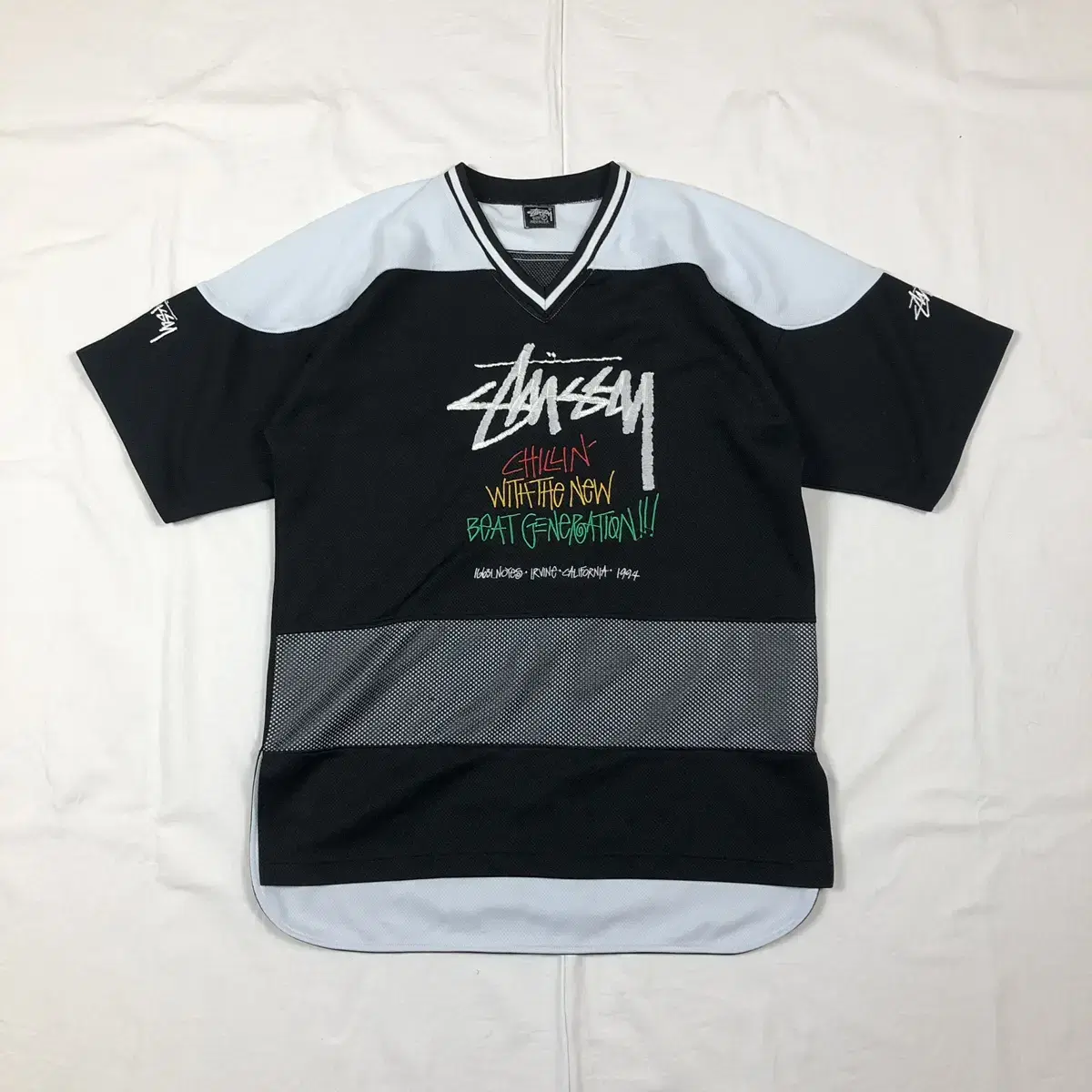 90s 94년도 스투시 stussy feelin irie 반팔 저지