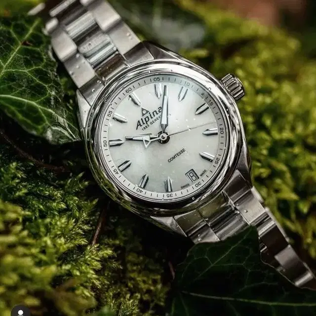 (정품)알피나 Alpina Comtesse 사파이어 글래스 34mm 시계