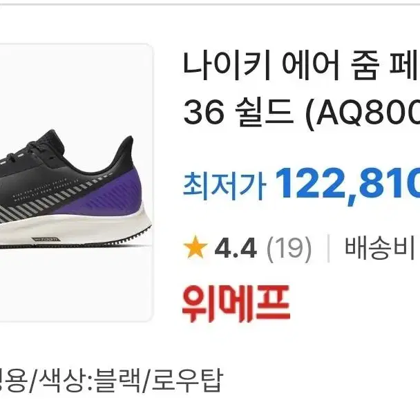 나이키 에어 줌 페가수스 36 쉴드