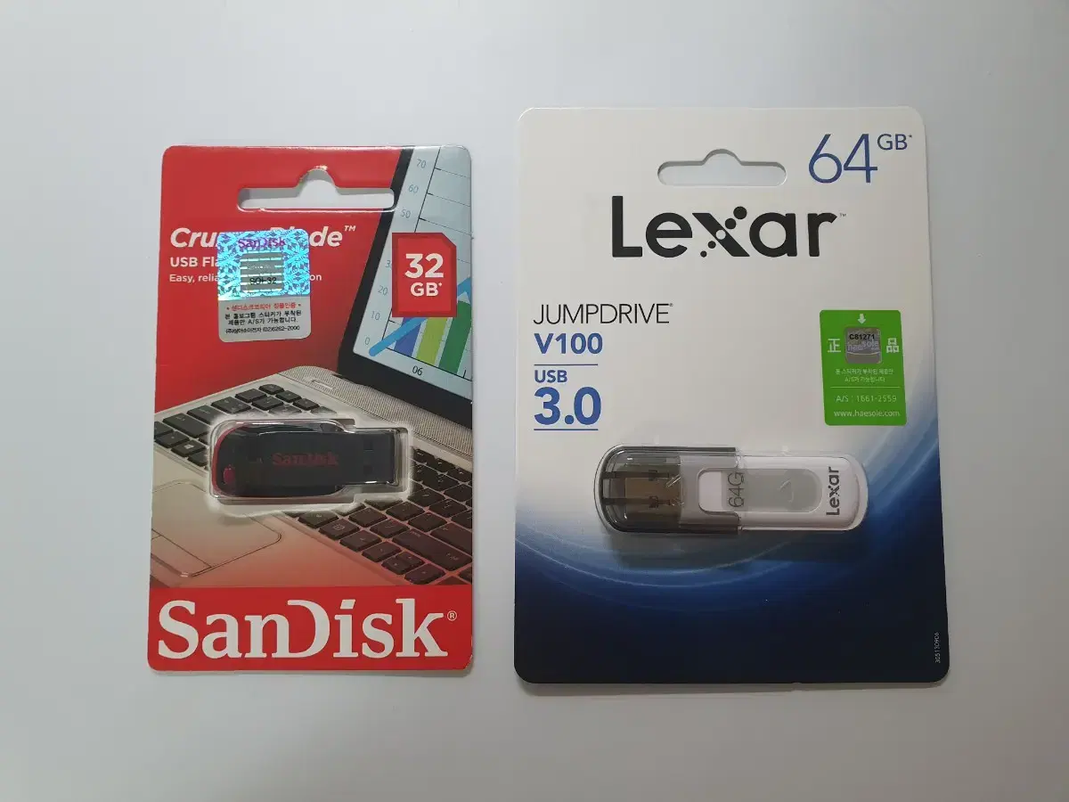 [미개봉] 32gb USB 64gb sandisk 유에스비 64기가