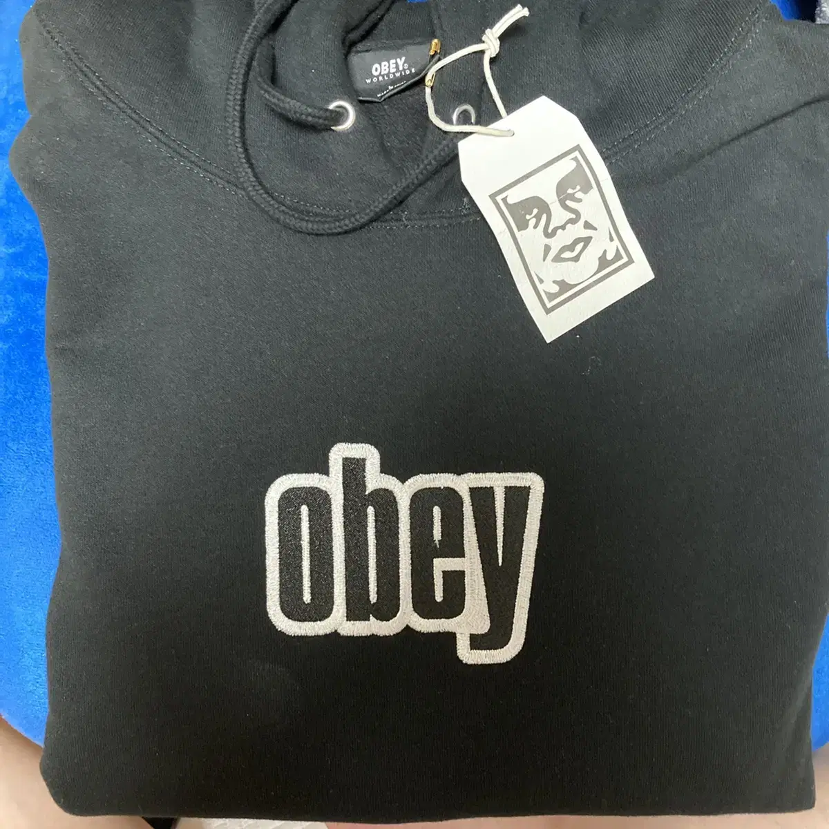 obey 오베이 로고 후드 [L]