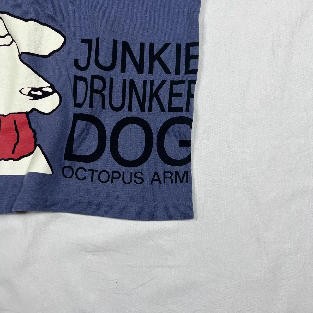 90s junkie drunker dog 포켓 반팔티셔츠