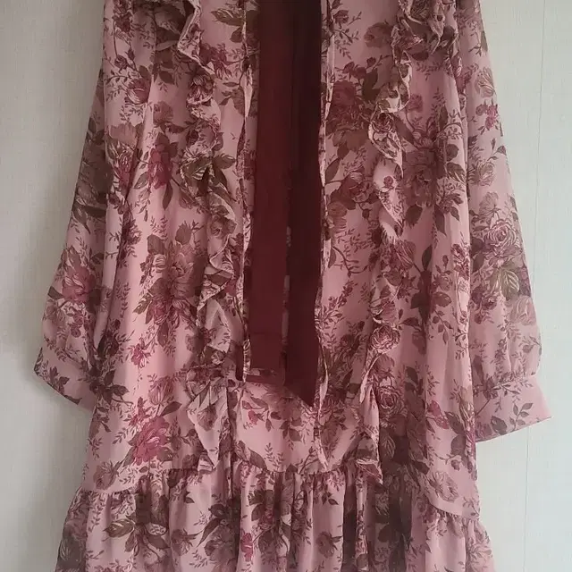 (무배)밀크코코아 vintage pink floral dress