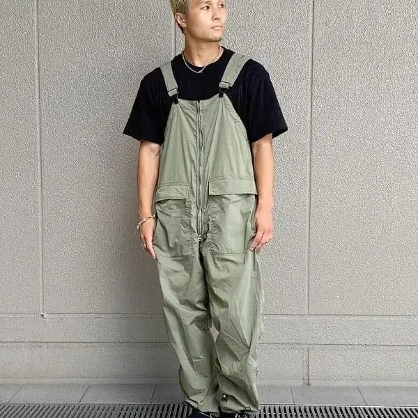 (LARGE) 빔즈 SSZ PARASITE OVERALL SAGE