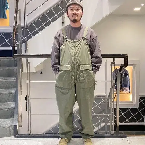 (LARGE) 빔즈 SSZ PARASITE OVERALL SAGE