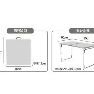 4인 캠핑테이블세트 (의자4개포함)새상품