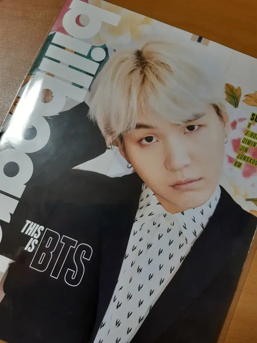 BTS suga Billboard Magazine (new, unsealed) with poster