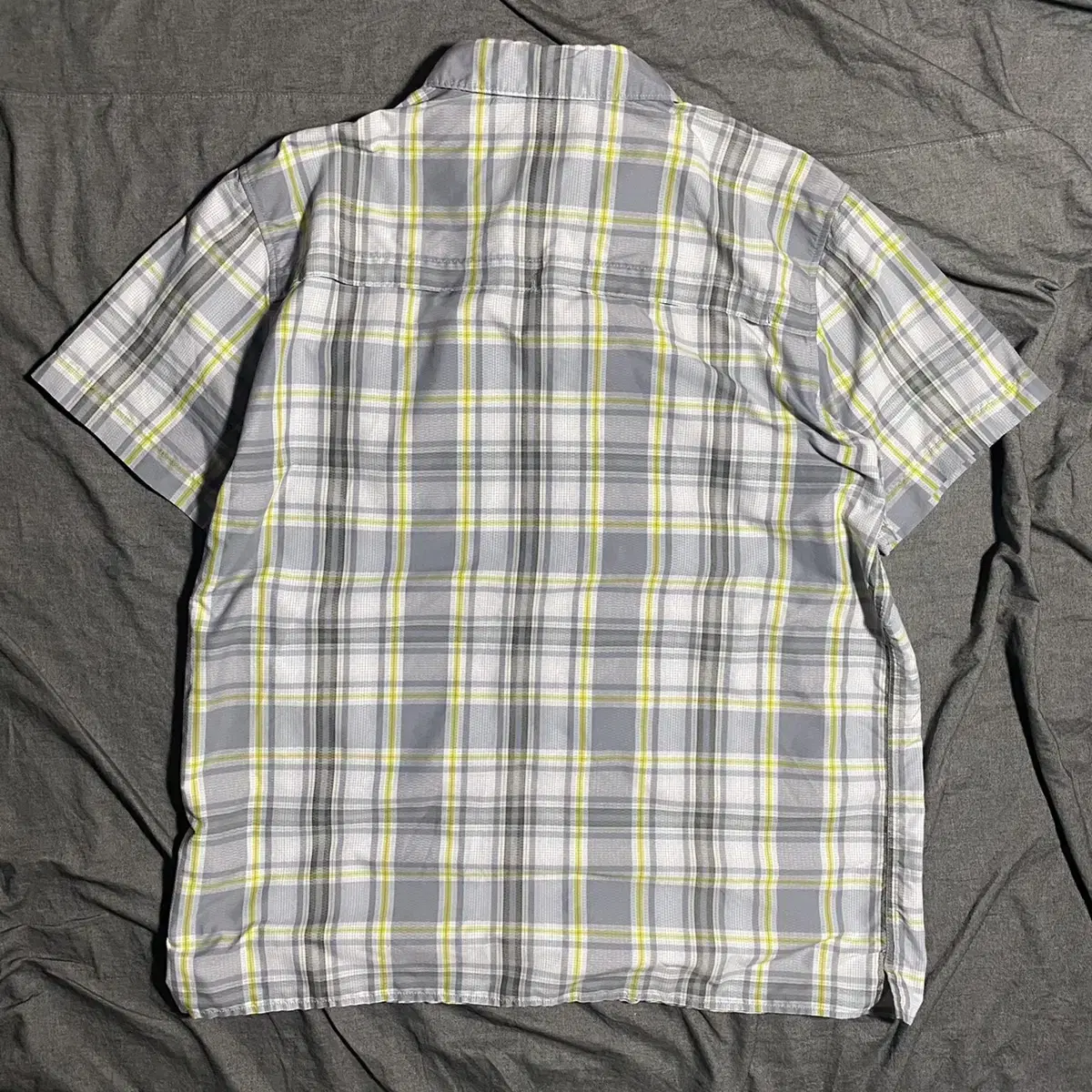 The North Face S/S plaid shirts Sz XL